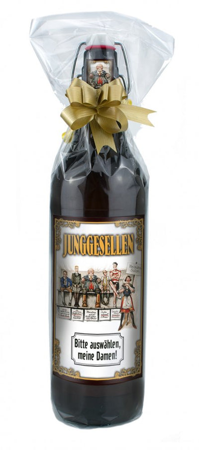 Junggesellen 1 Liter Flasche mit Bügelverschluss