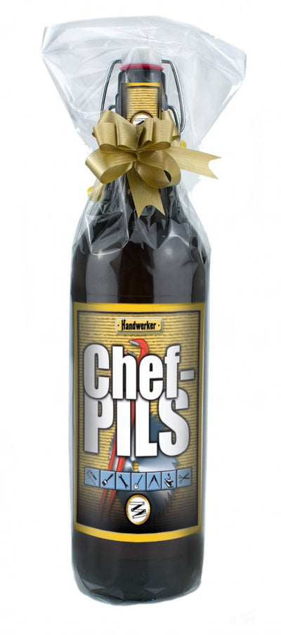 Chef-Pils 1 Liter Flasche mit Bügelverschluss