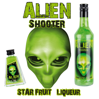 ALIEN SHOOTER 20 Minis á 20ml (Sternfrucht-Likör)