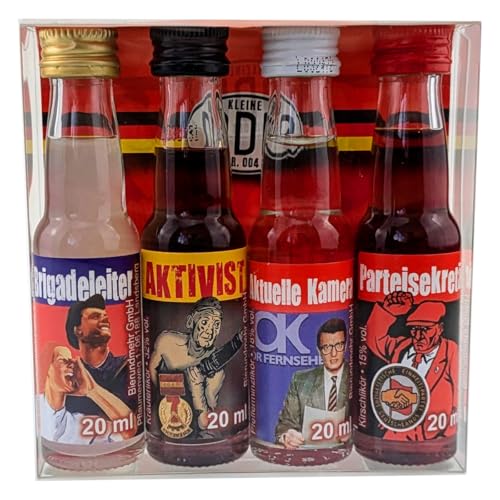 4er Mini's | DDR | DDR | Spaß-Spirituosen | 4x 20ml | alkoholische Shots