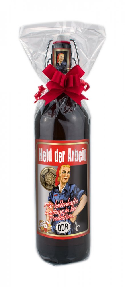 Held der Arbeit 1 Liter Flasche mit Bügelverschluss