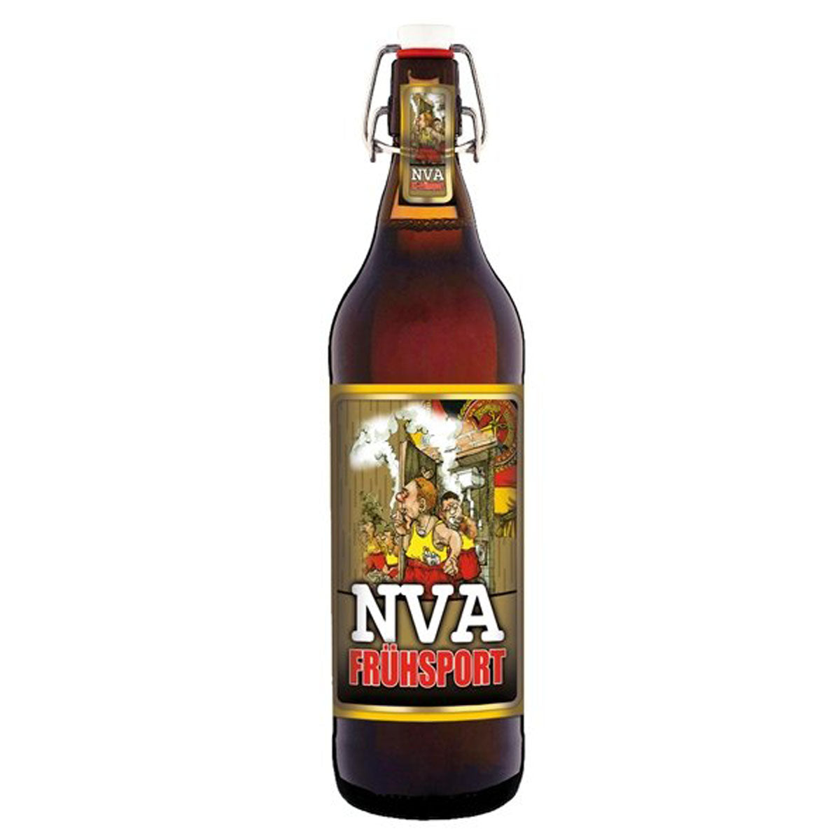 NVA EK Frühsport 1 Liter Flasche mit Bügelverschluss