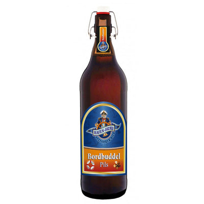 Bordbuddel Pils 1 Liter Flasche mit Bügelverschluss