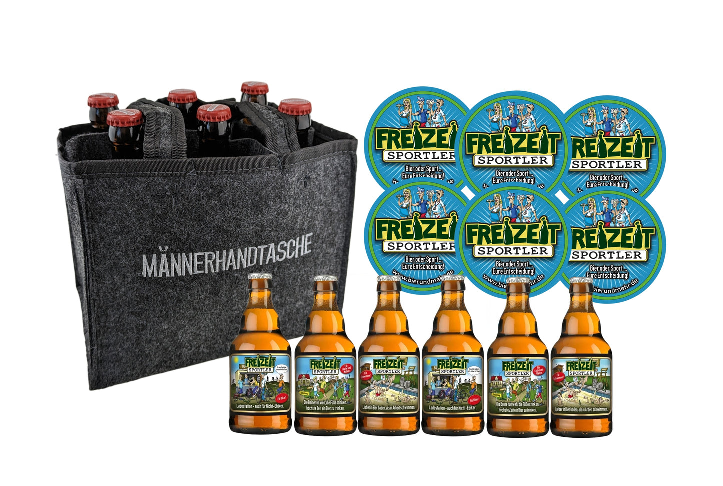 Männerhandtasche | Freizeit | Biertragetasche