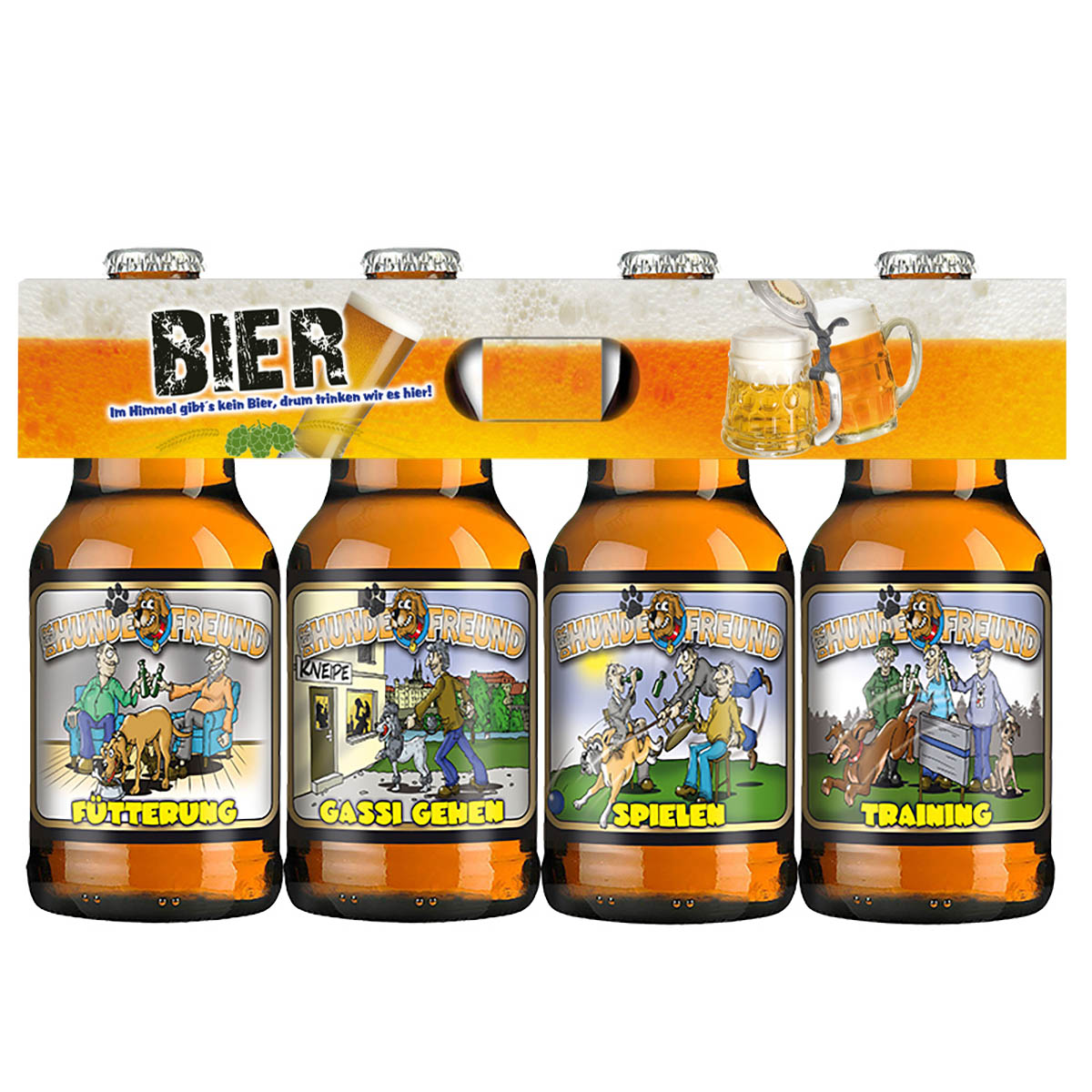 Hundefreund- 4er Bierträger