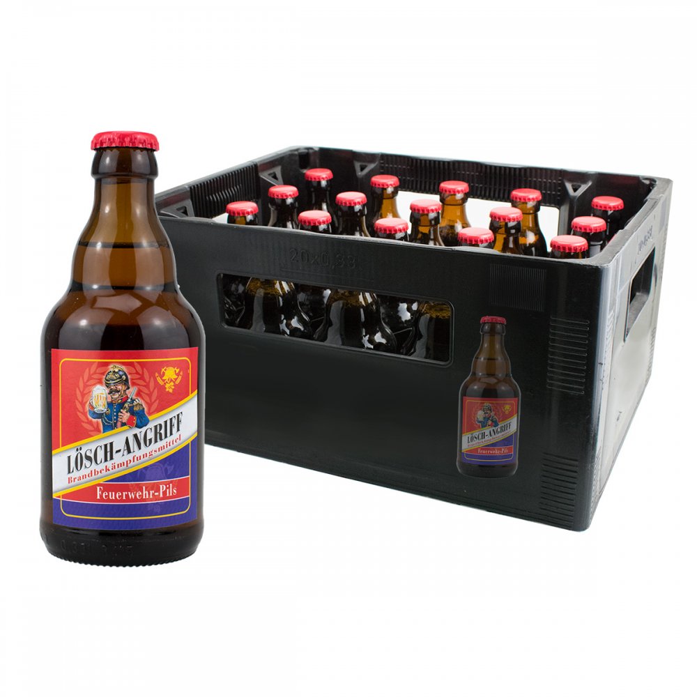 Lösch-Angriff Feuerwerhr-Pils 20 x 0,33l