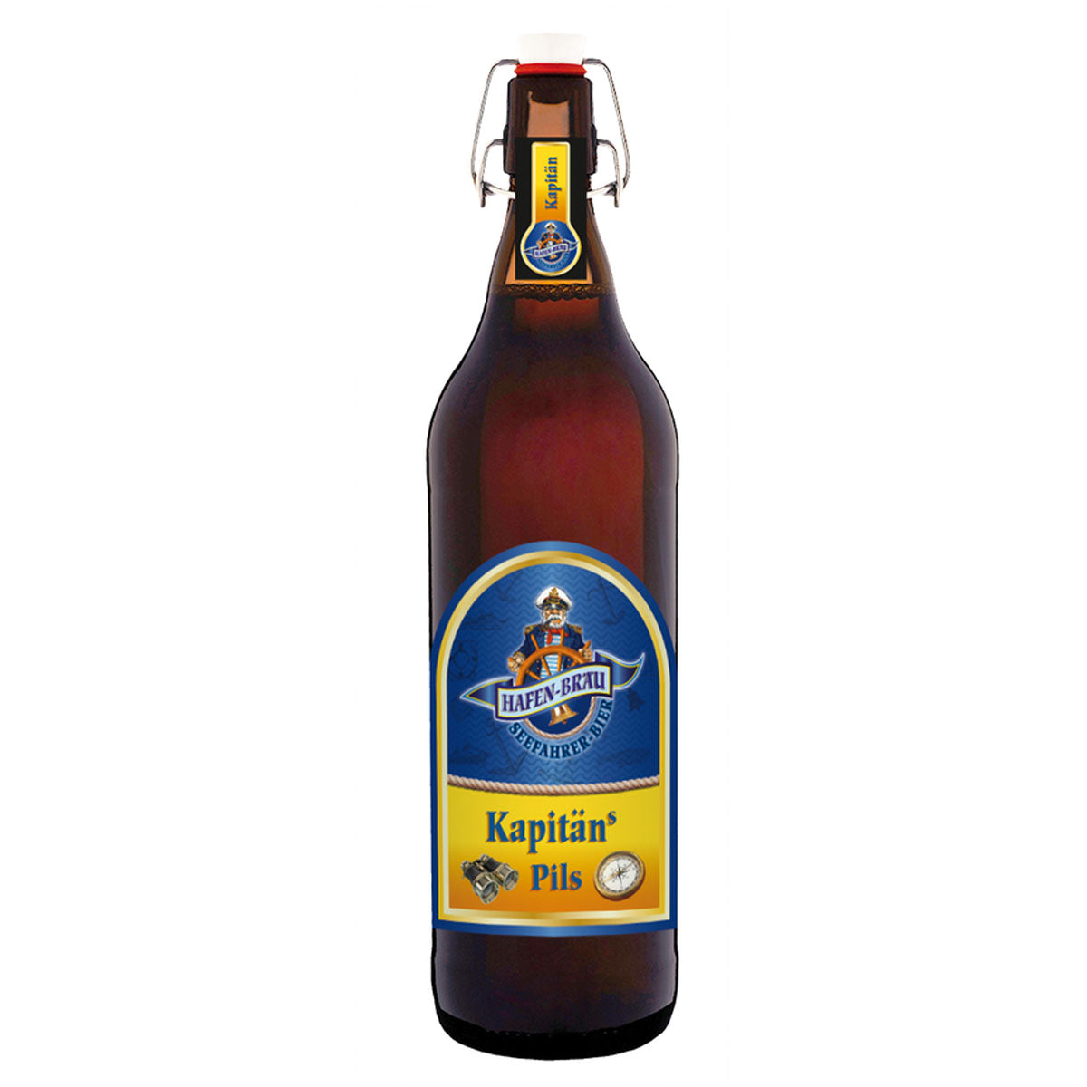 Kapitän`s Pils 1 Liter Flasche mit Bügelverschluss