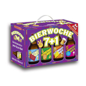 Bier Geschenk Bierbox Bierwoche 7+1