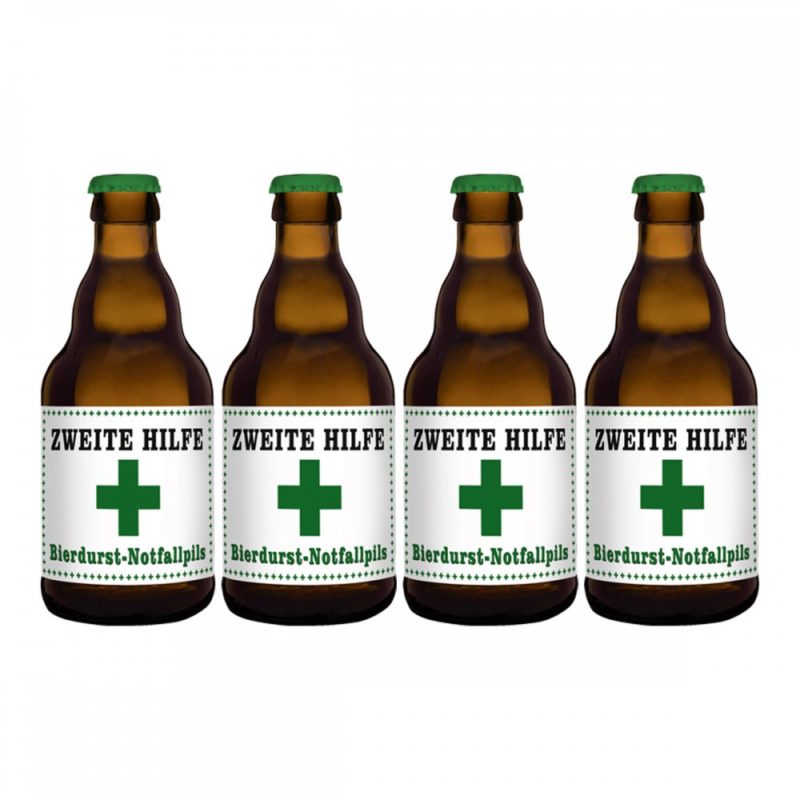 Bier Geschenk Bierwürfel zweite Hilfe Sanitäter Einsatzkräfte Pfleger Gesundheit