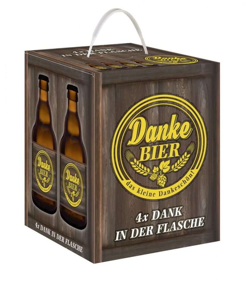 Bier Geschenk Danke Bierwürfel Bierdeckel Sammler