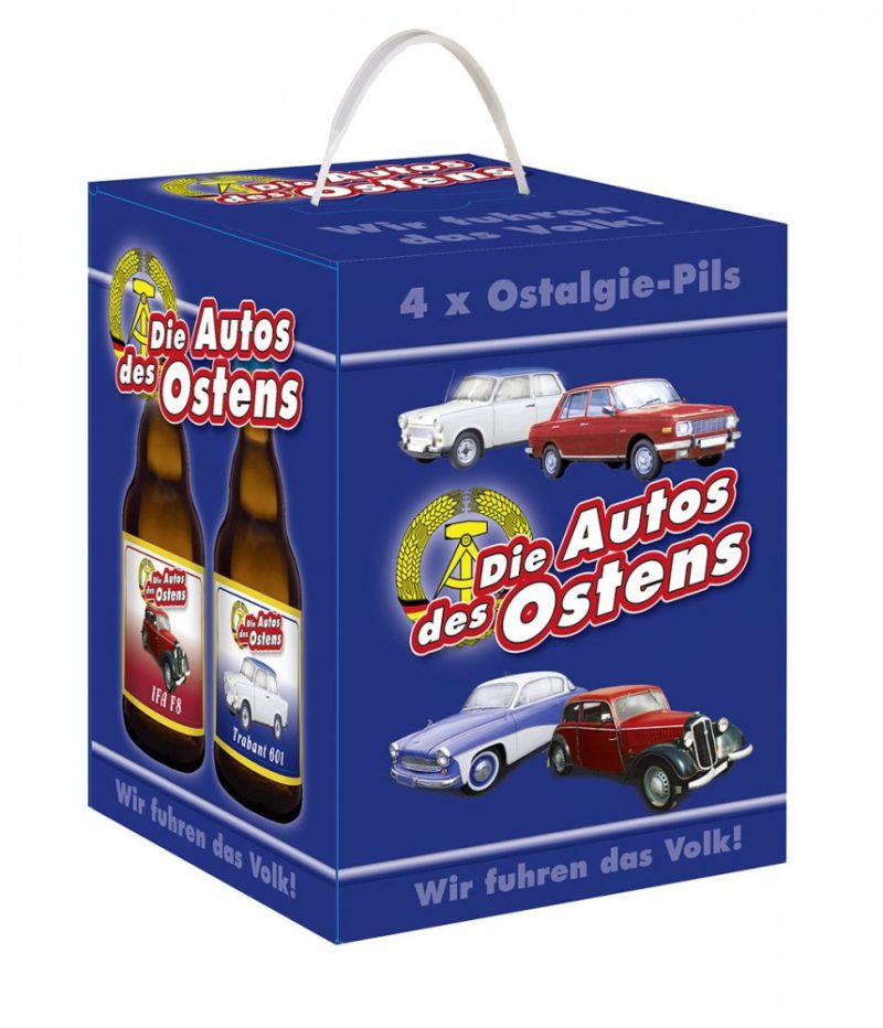 Bier Geschenk Bierwürfel DDR Autos des Ostens Bierdeckel Sammler
