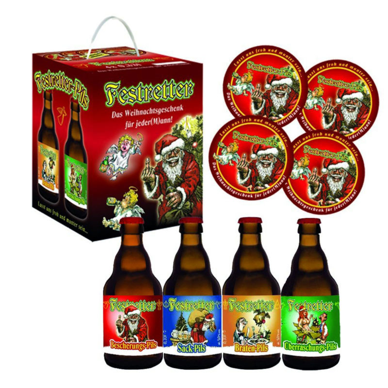 Bier Geschenk Bierwürfel Weihnachten