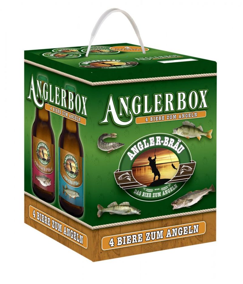 Bier Geschenk Angeln Bierwürfel Bierdeckel Sammlerdeckel Sammler Angler