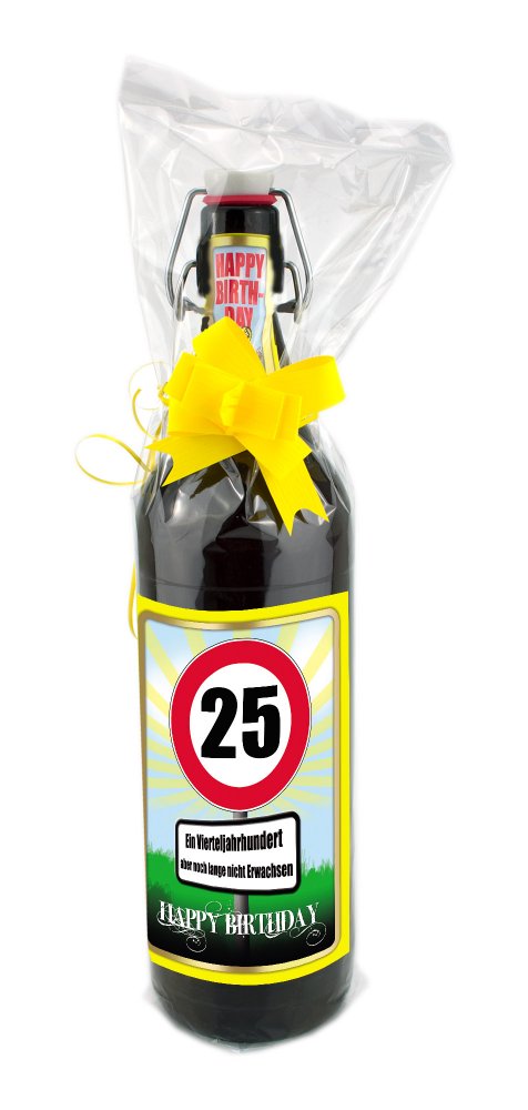 Bier Geschenk Geburtstag 25