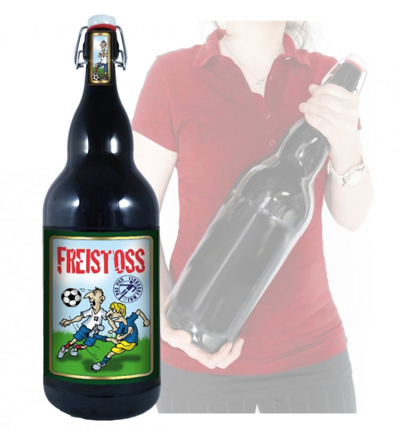 Bier Geschenk Freistoß Fußball 3 Liter