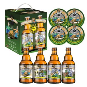 Bier Geschenk Hundefeund Bier Hunde liebhaber Herrchen mit Sammler Bierdeckel